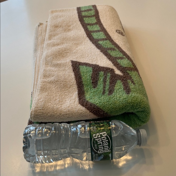 Vintage Coppertone Beach Towel Girl Dog Palm Tree 36X62 Sunscreen Iconic USA - Picture 14 of 14